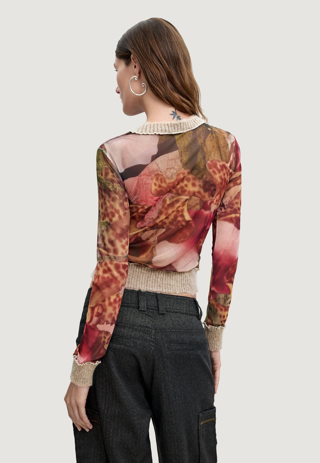 T-shirt Desigual TS_ORCHIDS_LACROIX