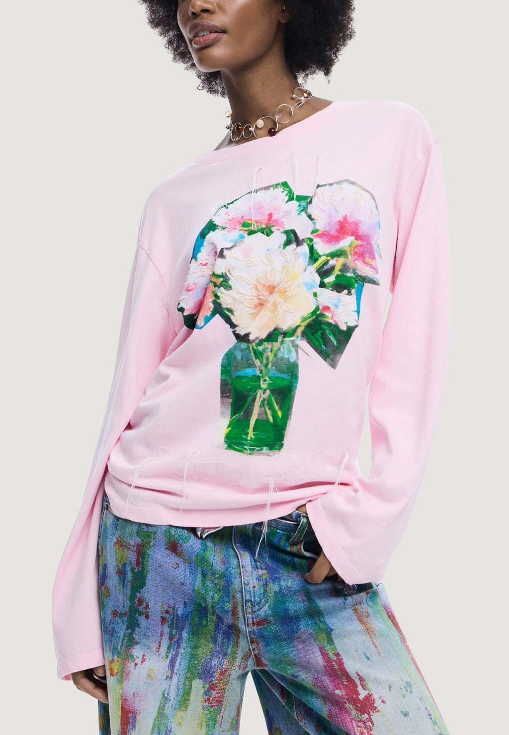 T-shirt manica lunga Desigual REPRIS_TS_ABROATH