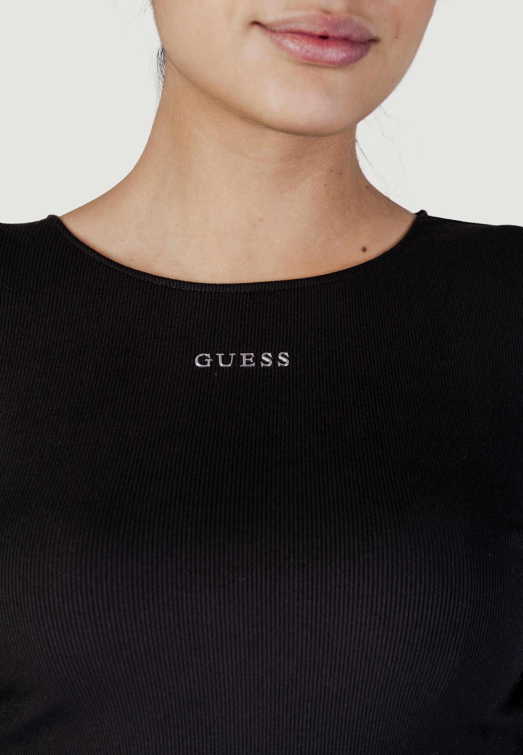 T-shirt manica lunga Guess Active NAT RIB LS TOP