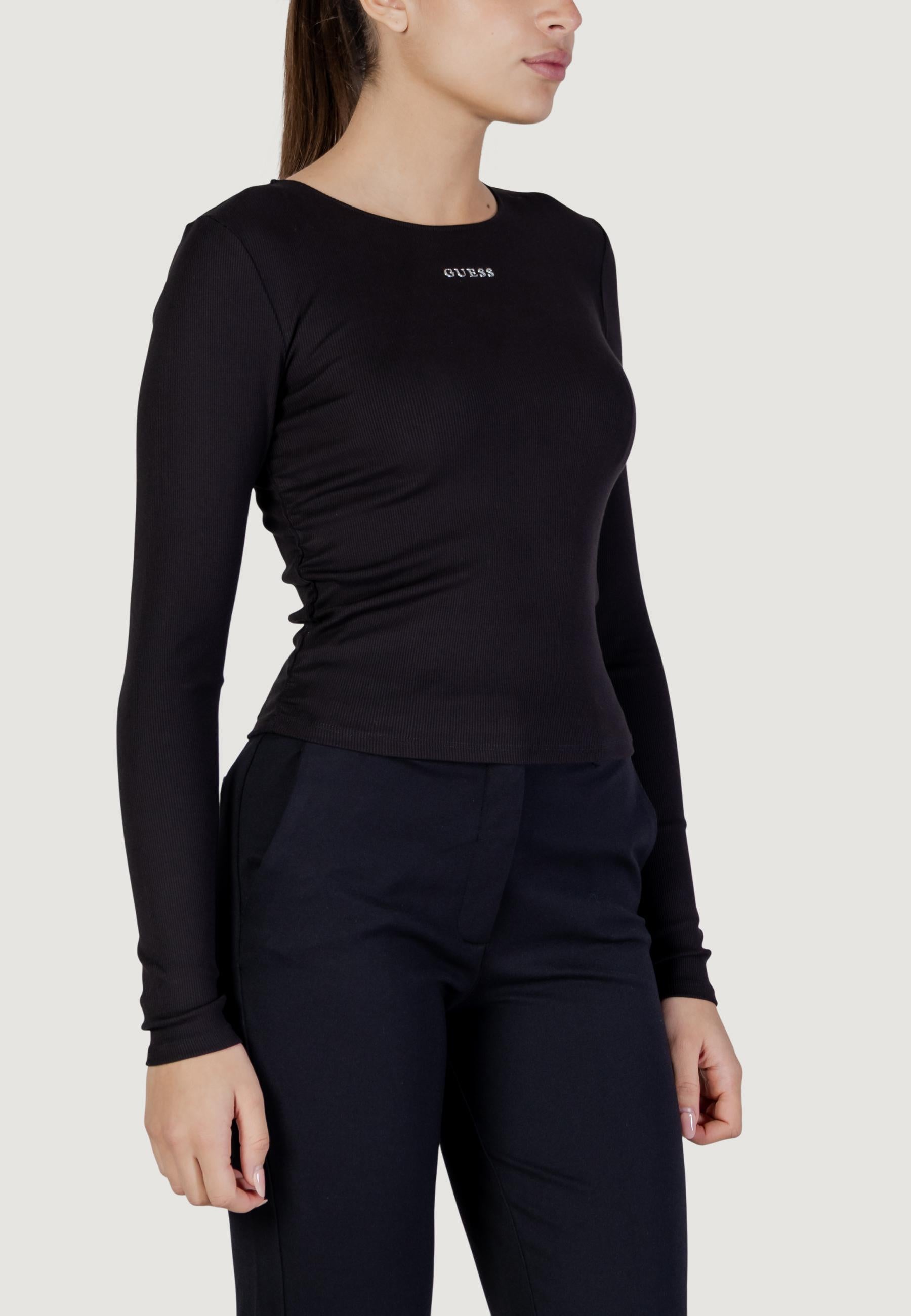 T-shirt manica lunga Guess Active NAT RIB LS TOP