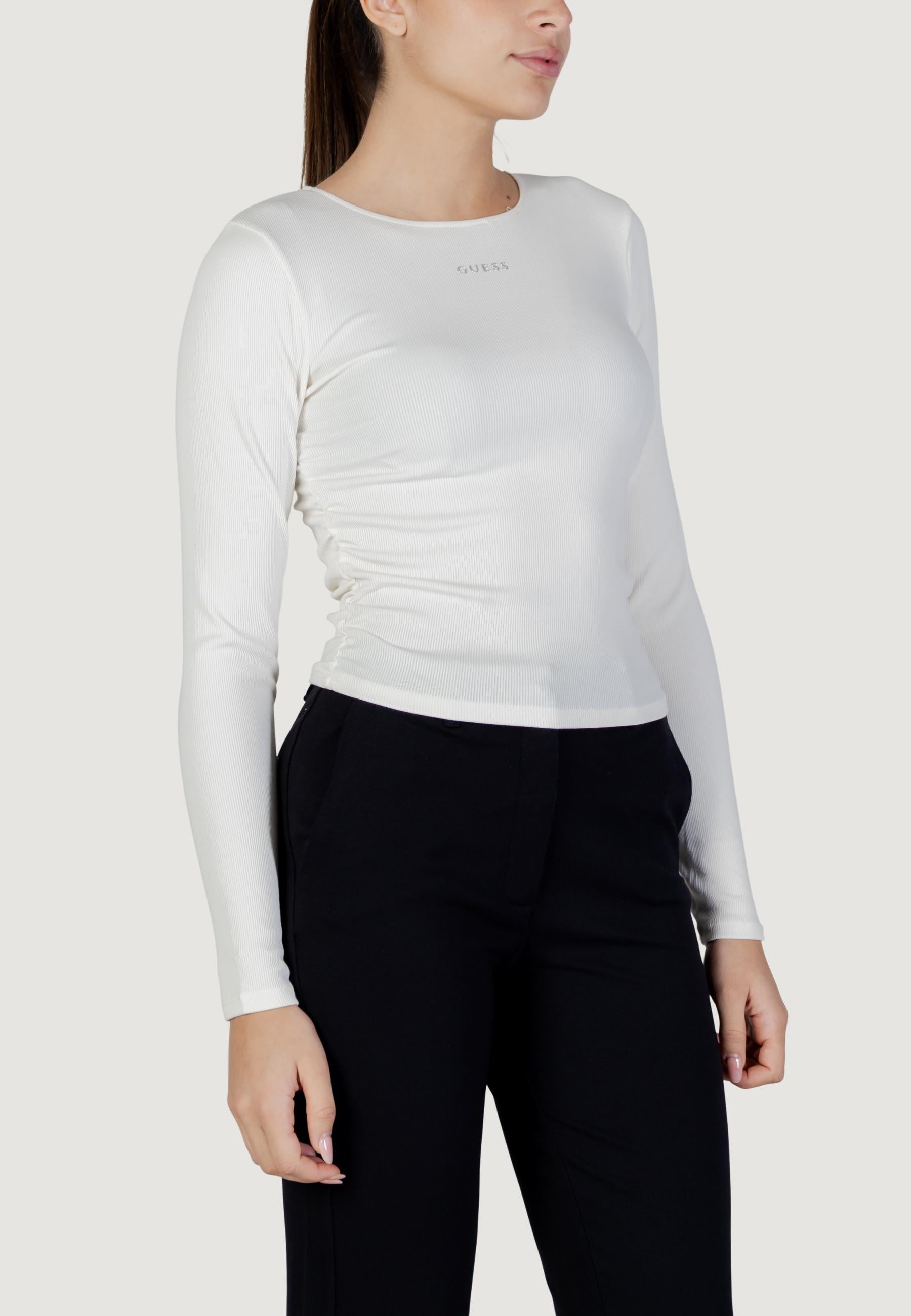 T-shirt manica lunga Guess Active NAT RIB LS TOP