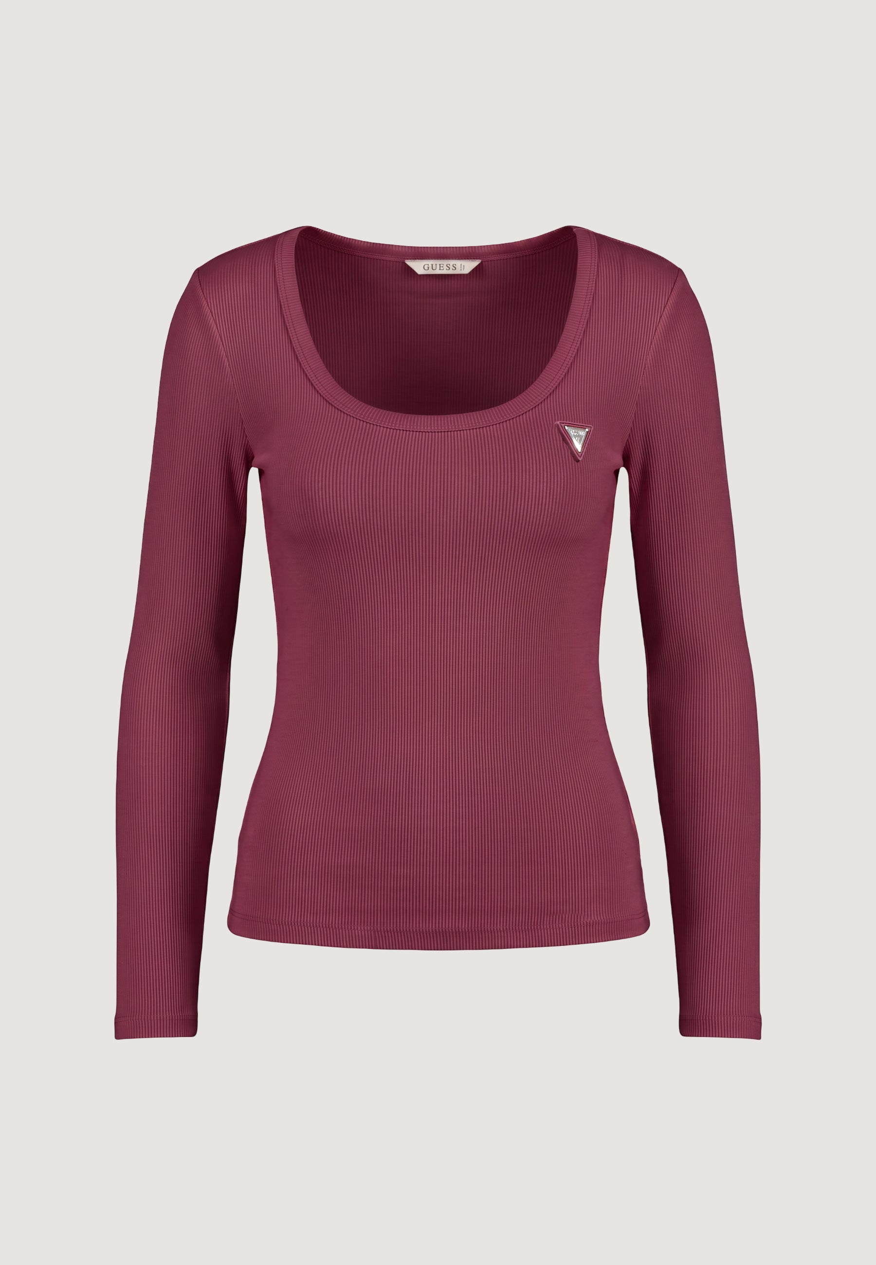 T-shirt manica lunga Guess COLETTE LS RIB TOP