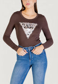 T-shirt manica lunga Guess LS CN LEO TRIANGLE TEE