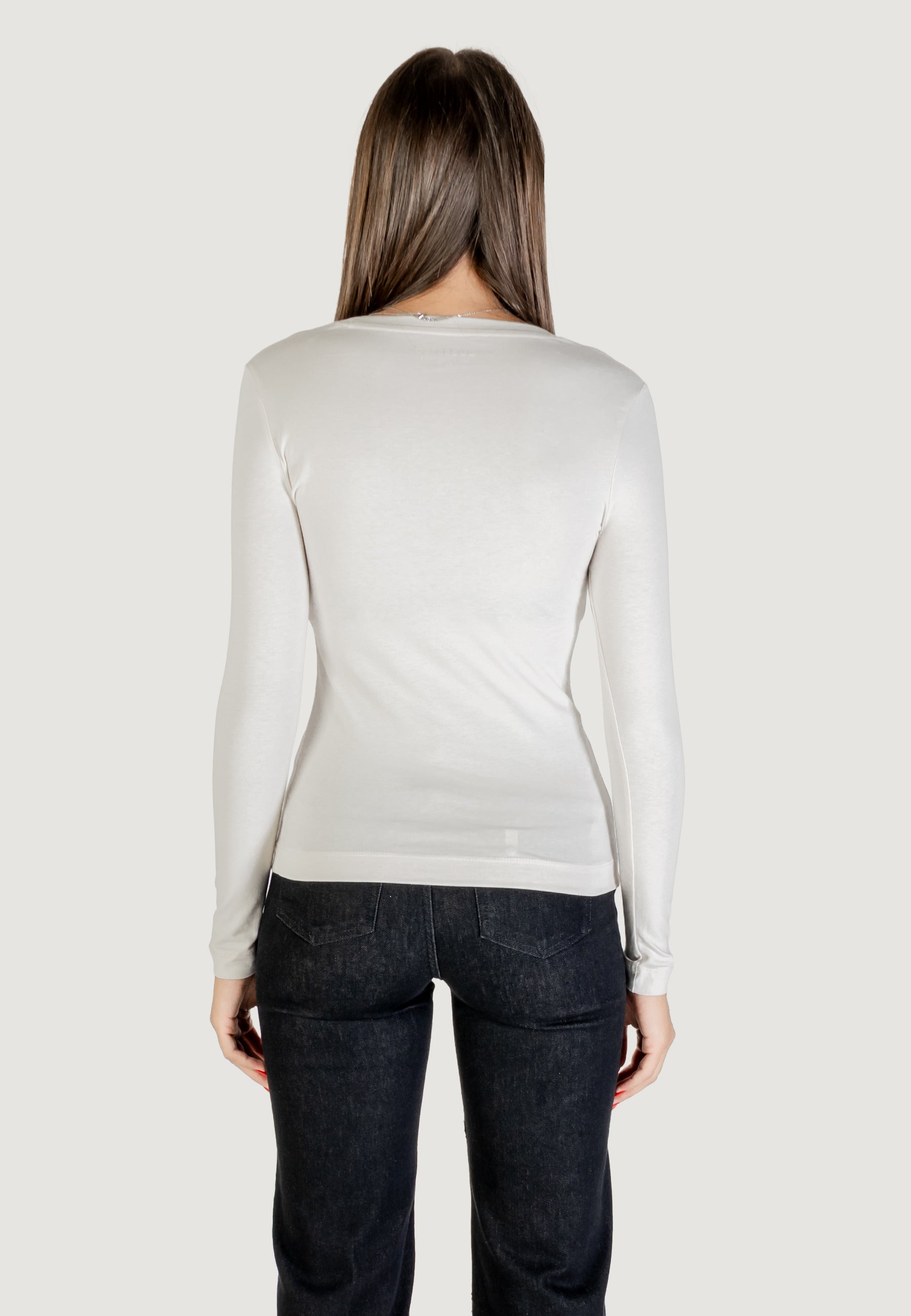 T-shirt Guess LS CN LEO TRIANGLE TEE