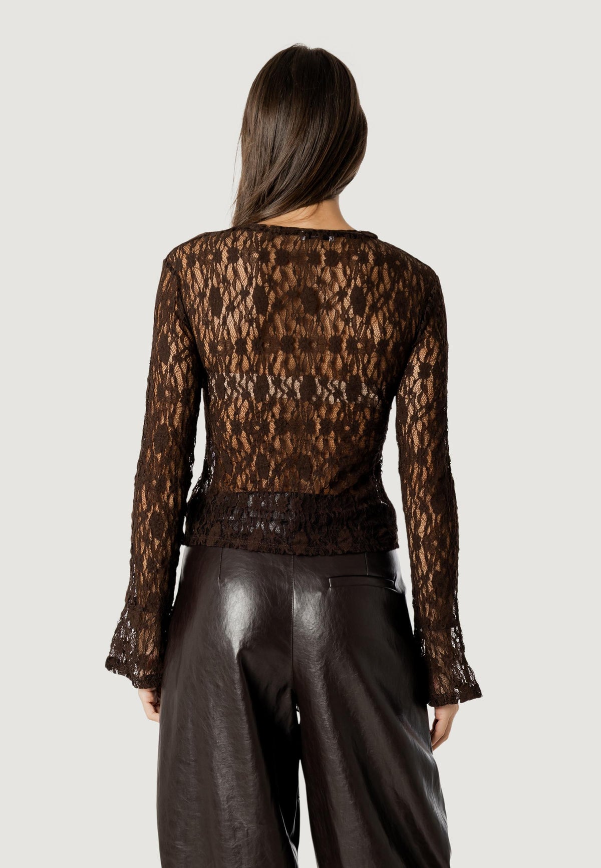 T-shirt manica lunga I am sharon lace top