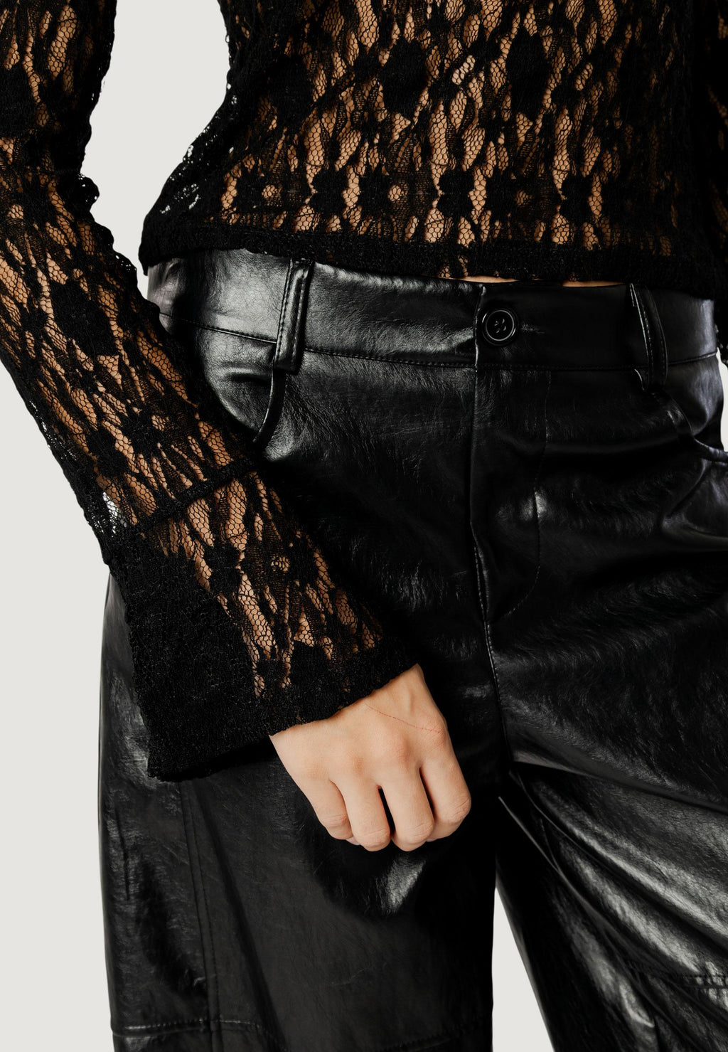 T-shirt manica lunga I am sharon lace top