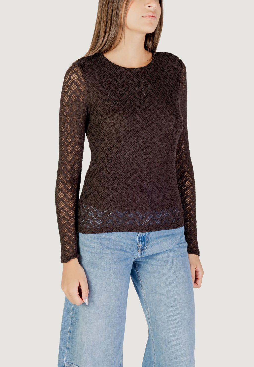 T-shirt manica lunga Only Onlangila L/S Top Box Jrs