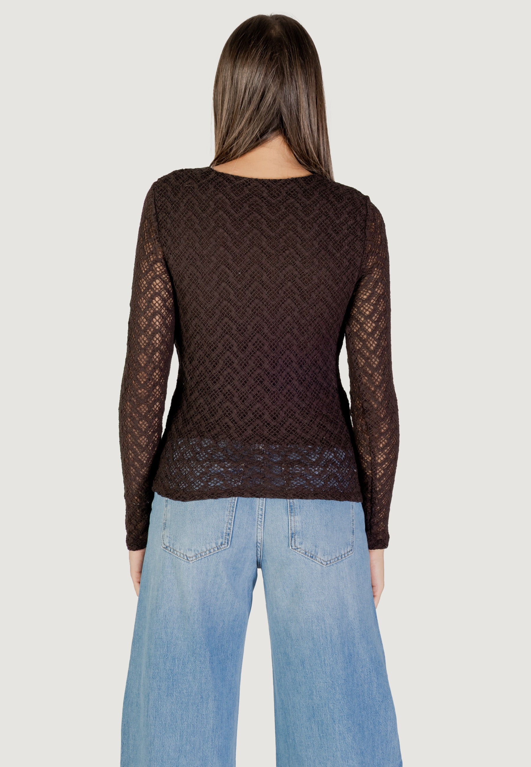 T-shirt manica lunga Only Onlangila L/S Top Box Jrs
