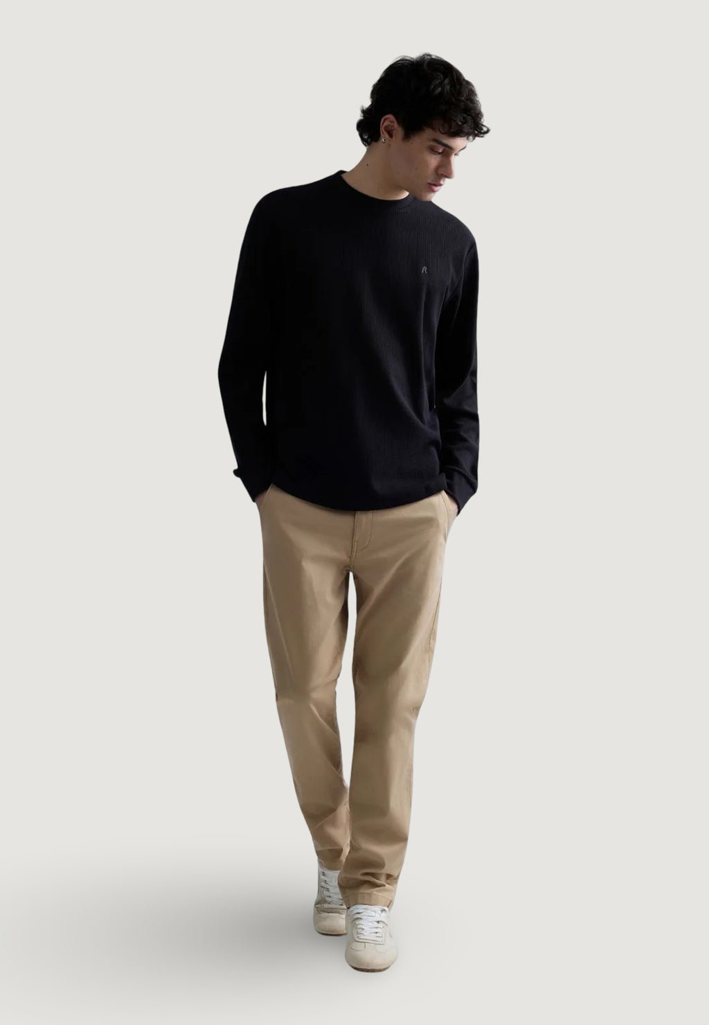 T-shirt Replay WAFFLE FABRIC
