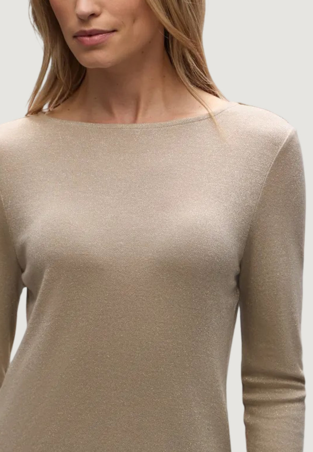 T-shirt Street One Basic lurex shirt