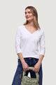 T-shirt manica lunga Street One LTD QR Style heart neck Ada