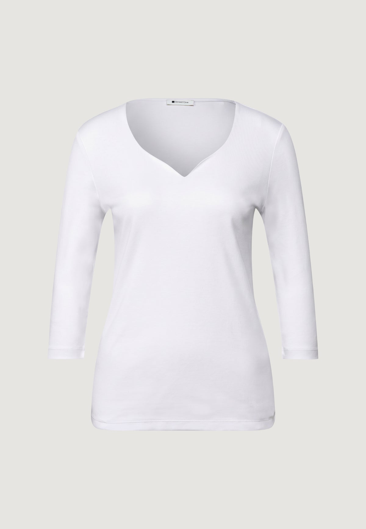 T-shirt manica lunga Street One LTD QR Style heart neck Ada