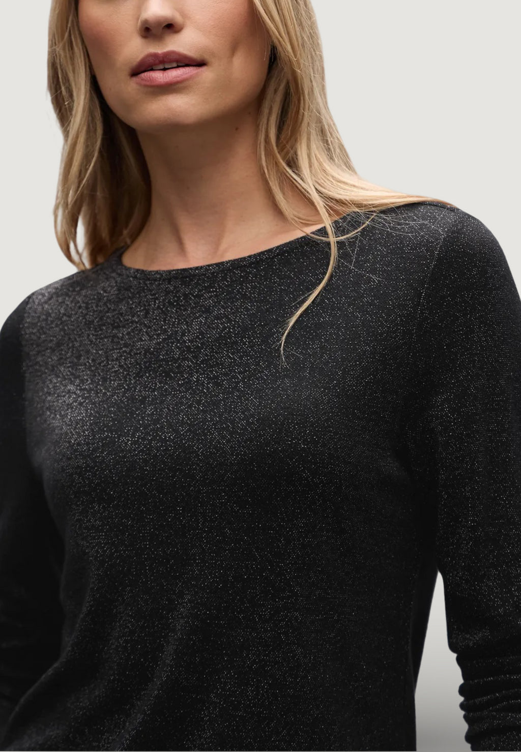 T-shirt Street One Basic lurex shirt