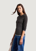 T-shirt manica lunga Street One shirt w.printed mesh cuffs