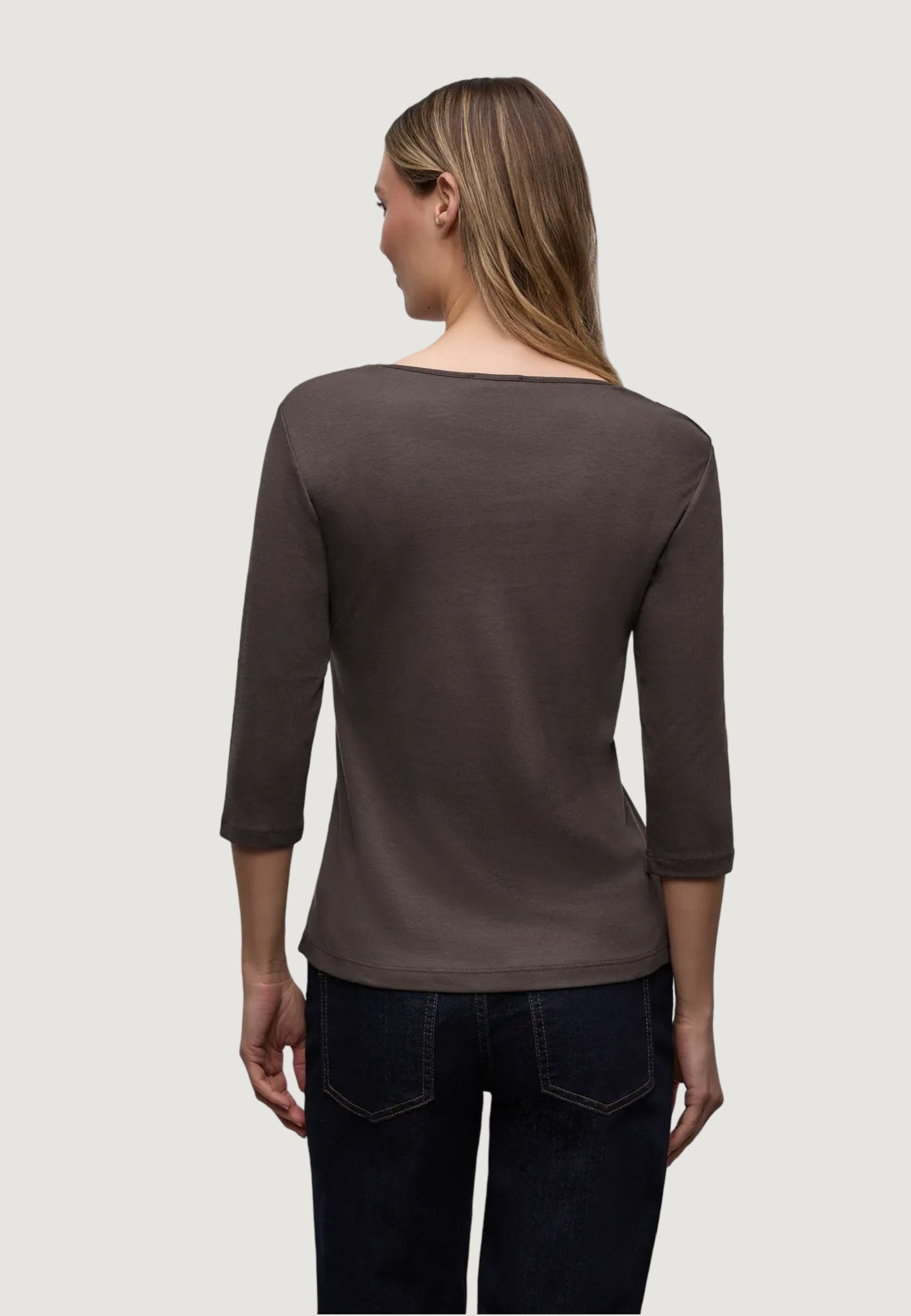 T-shirt manica lunga Street One LTD QR Style heart neck Ada 3/4