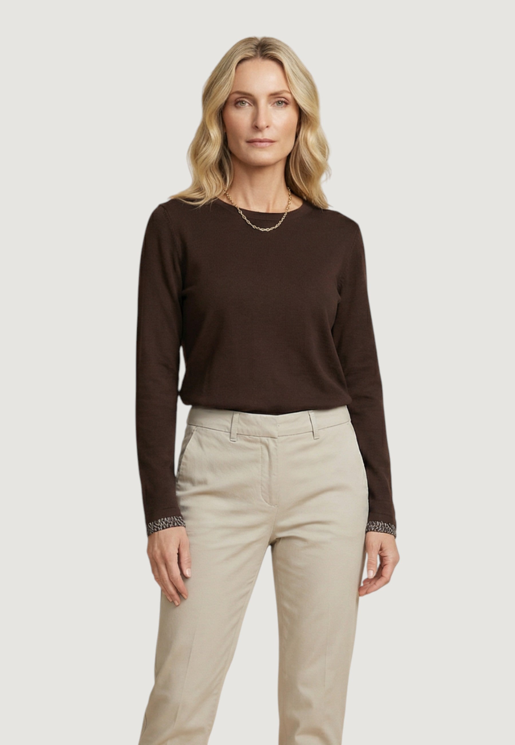 T-shirt manica lunga Street One shirt w.printed mesh cuffs