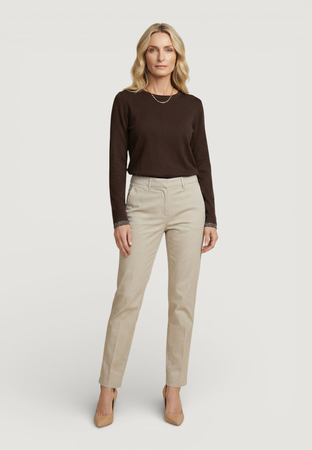 T-shirt Street One shirt w.printed mesh cuffs