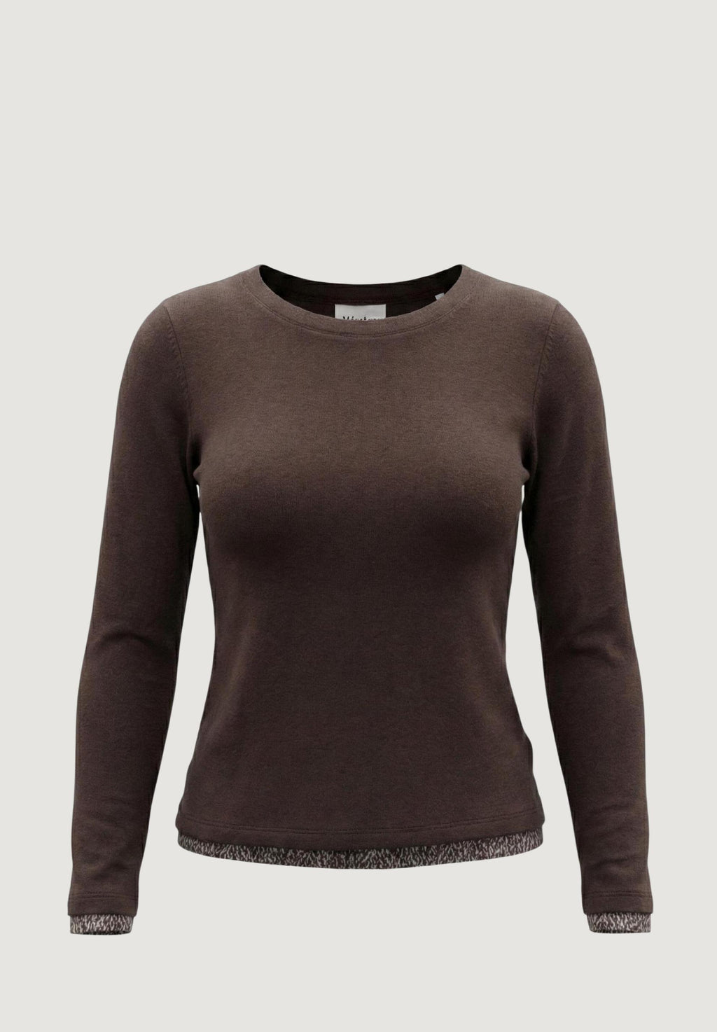 T-shirt Street One shirt w.printed mesh cuffs