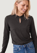T-shirt Street One LTD QR frill neck basic shirt