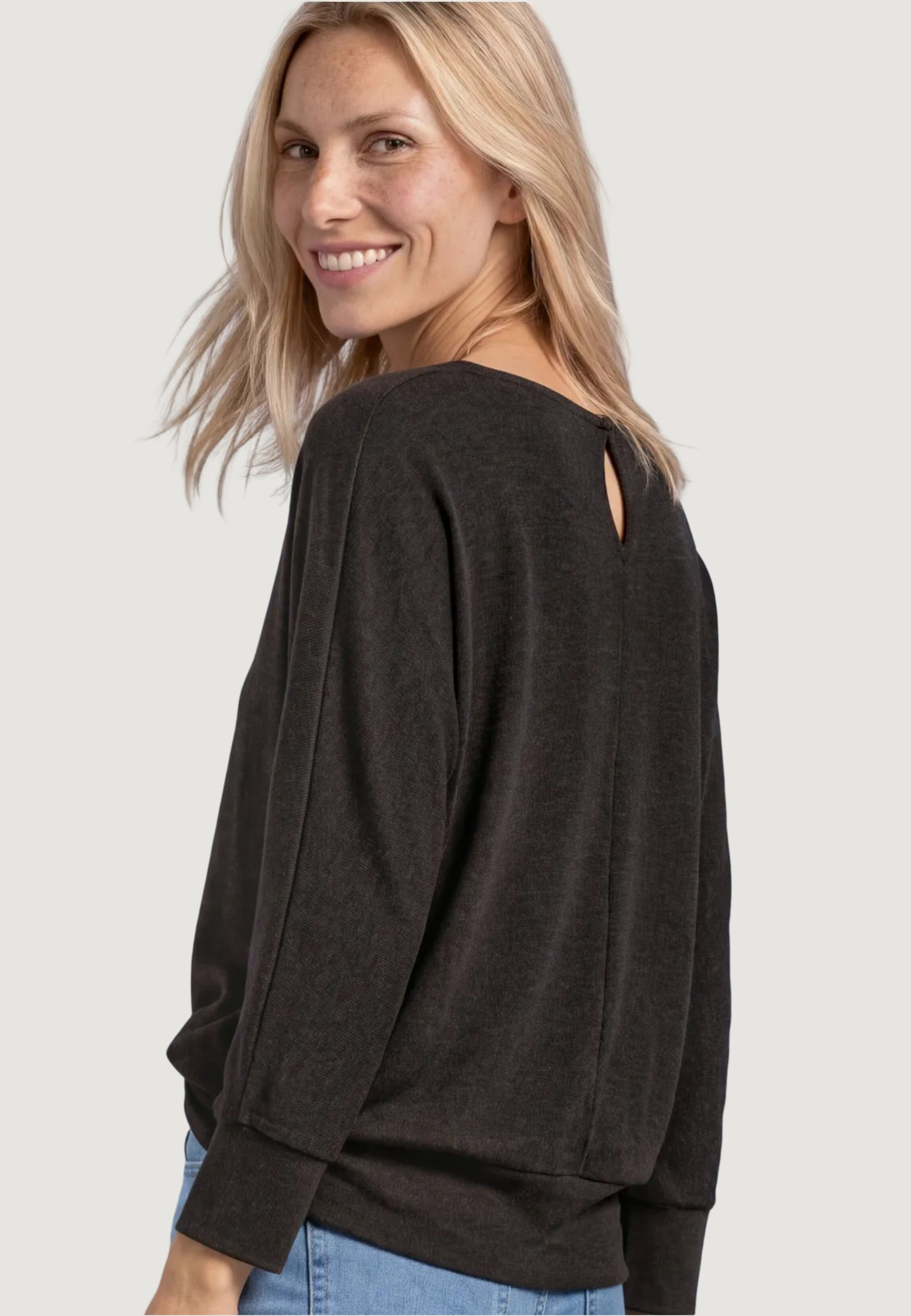T-shirt manica lunga Street One Melange Batwing Shirt