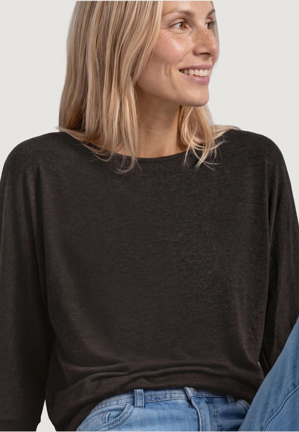T-shirt manica lunga Street One Melange Batwing Shirt