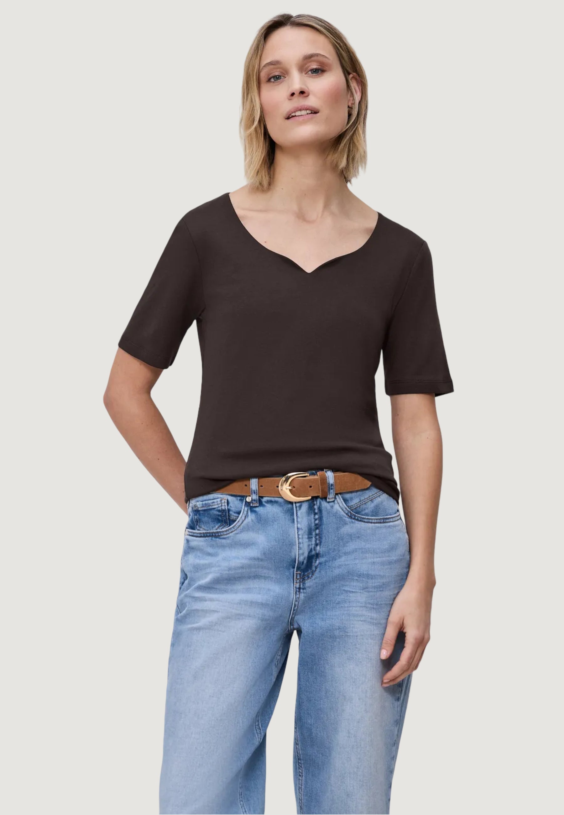 T-shirt manica lunga Street One QR Style heart neck Ada 1/2