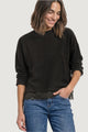 T-shirt Street One LTD QR soft melange look shirtw.lace