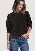 T-shirt Street One LTD QR soft melange look shirtw.lace