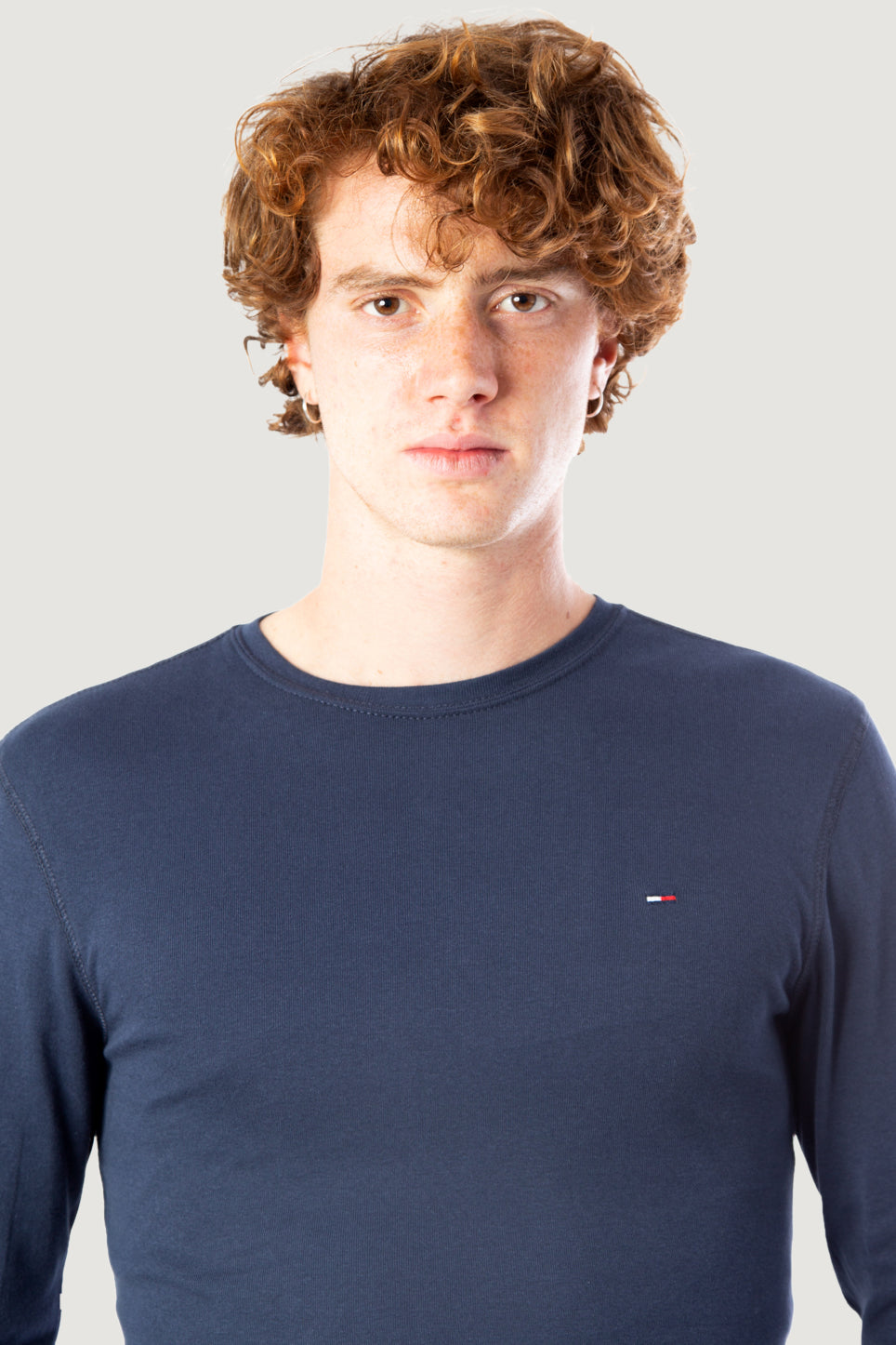 T-shirt manica lunga Tommy Hilfiger Jeans ORIGINAL RIB LONGSLEEVE TEE