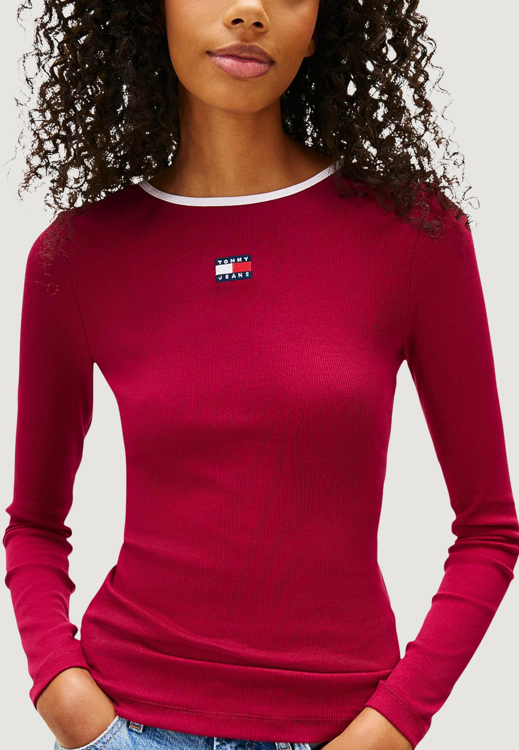 T-shirt manica lunga Tommy Hilfiger Jeans DW0DW21839