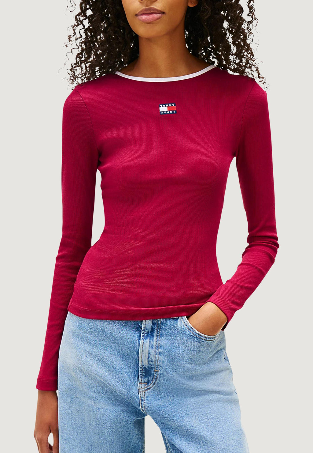 T-shirt manica lunga Tommy Hilfiger Jeans DW0DW21839