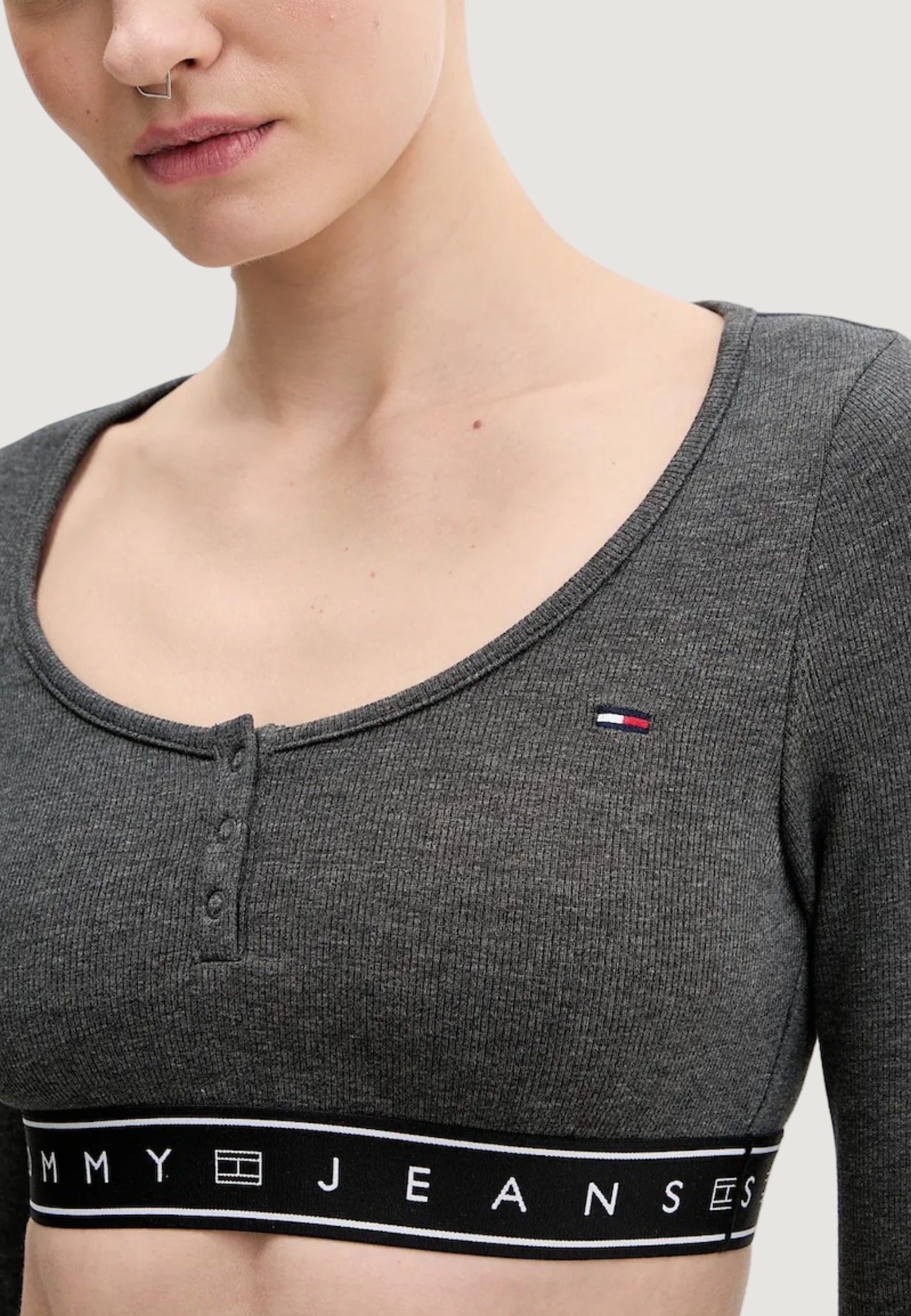 T-shirt manica lunga Tommy Hilfiger Jeans DW0DW22538