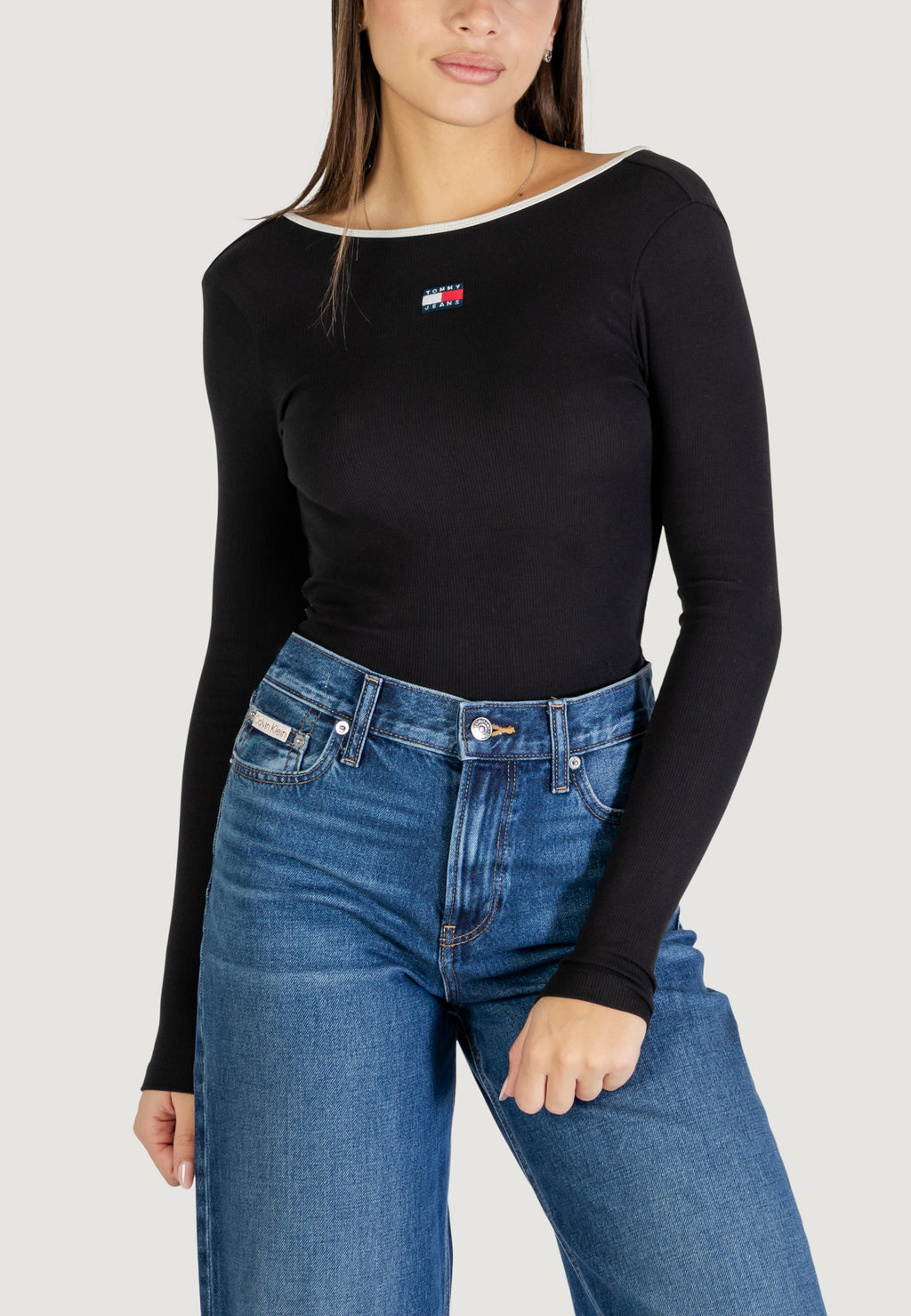 T-shirt manica lunga Tommy Hilfiger Jeans DW0DW21839