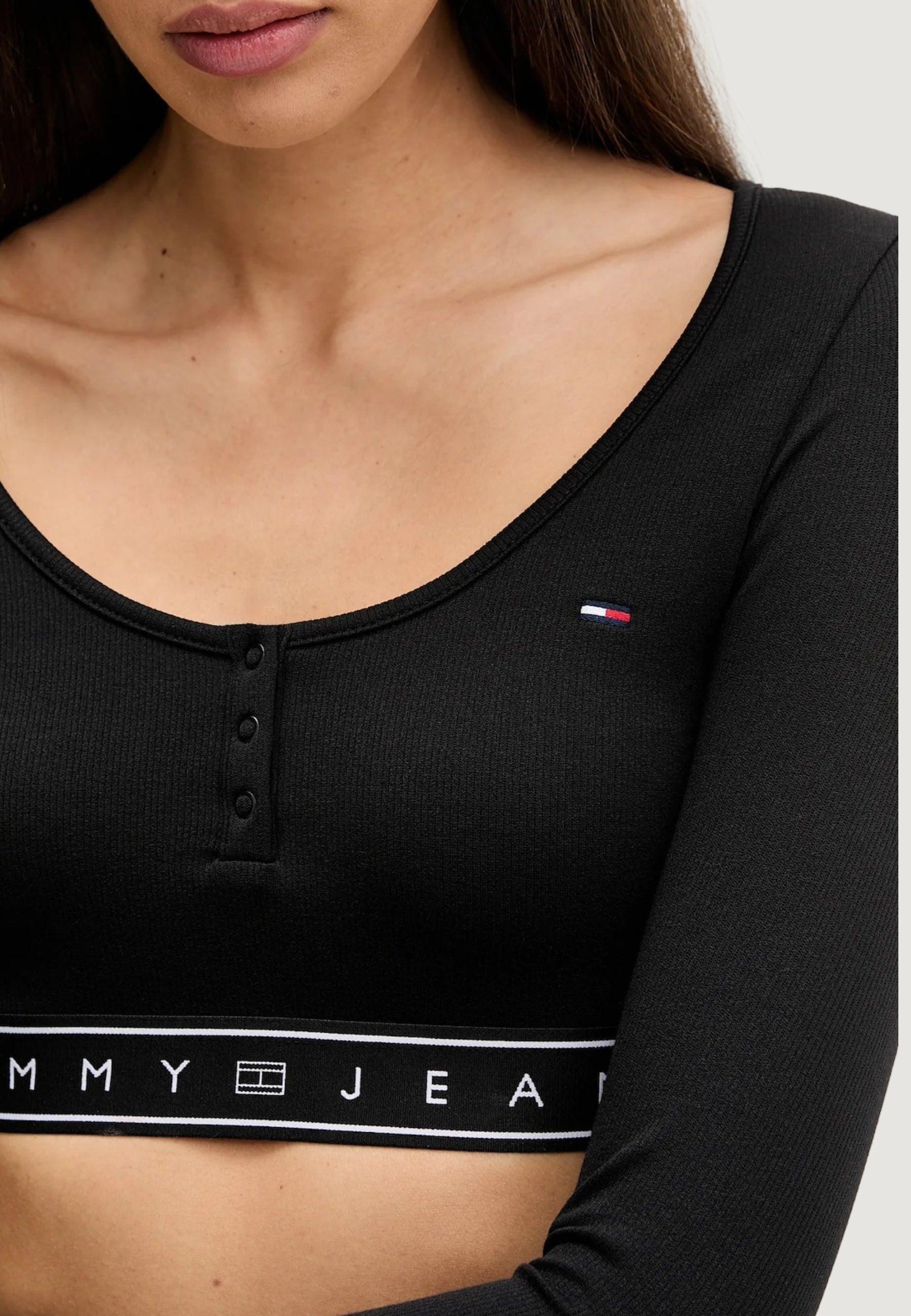 T-shirt manica lunga Tommy Hilfiger Jeans DW0DW22538