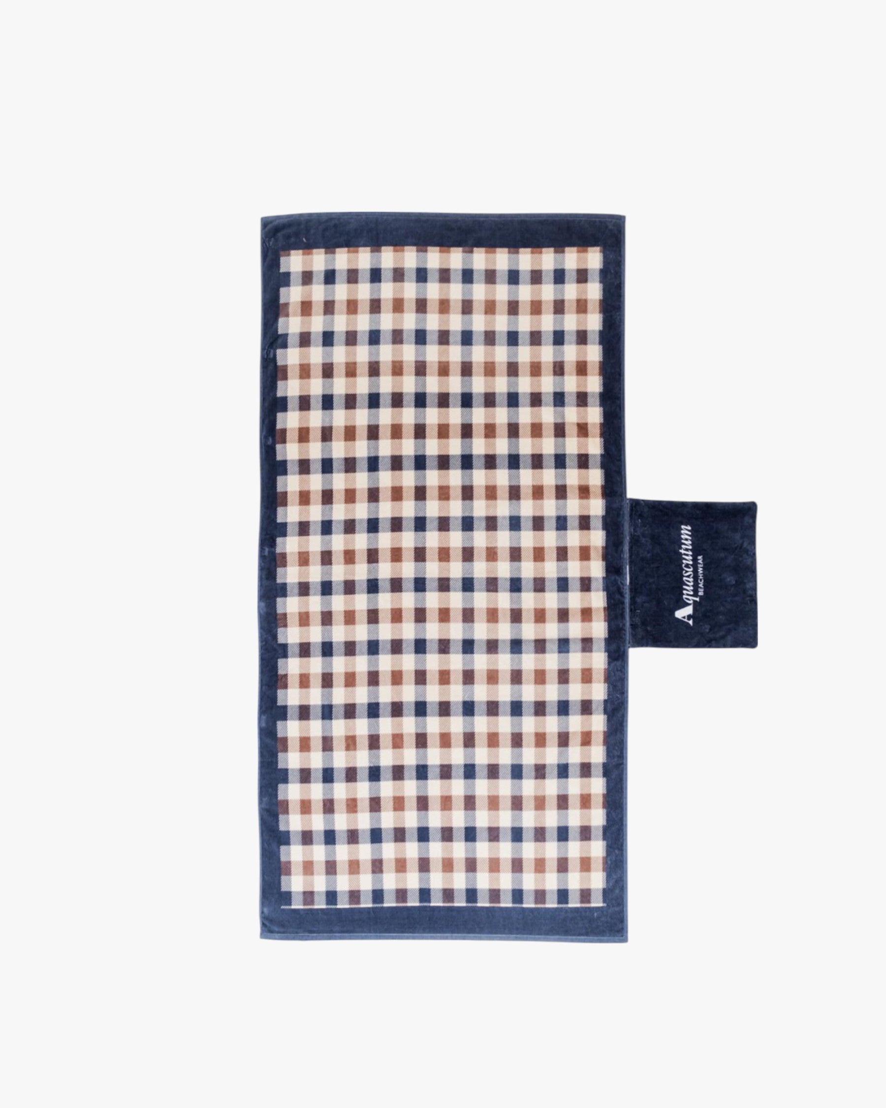  Aquascutum Active BEACH TOWEL ICONIC CHECK