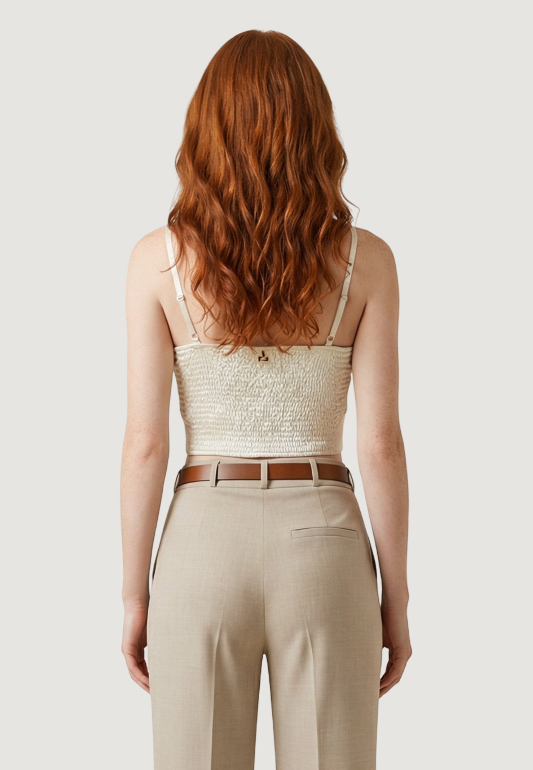 Top Artigli BUSTIER IN PIZZO E RASO