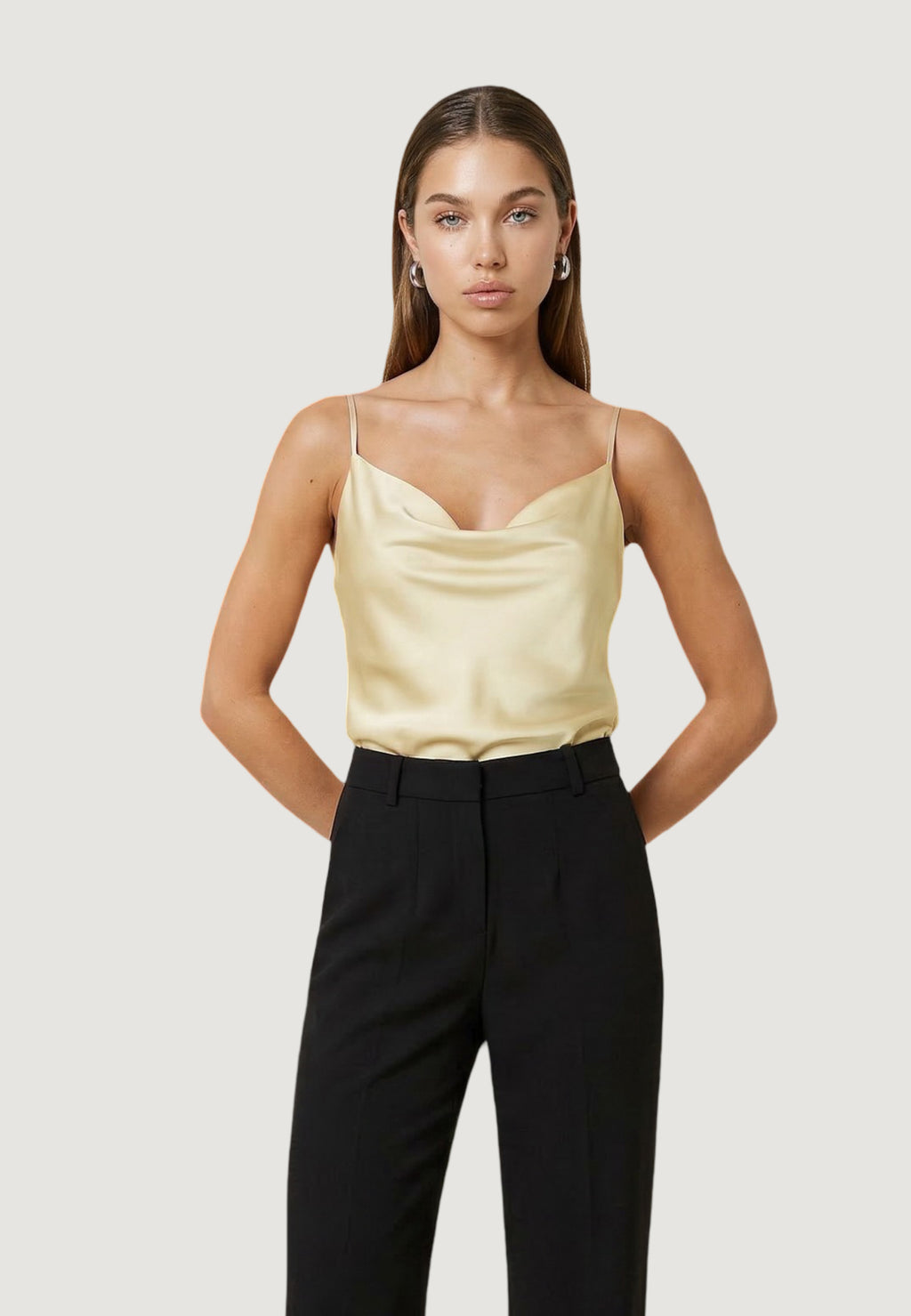 Top Artigli BRETELLINE RASO