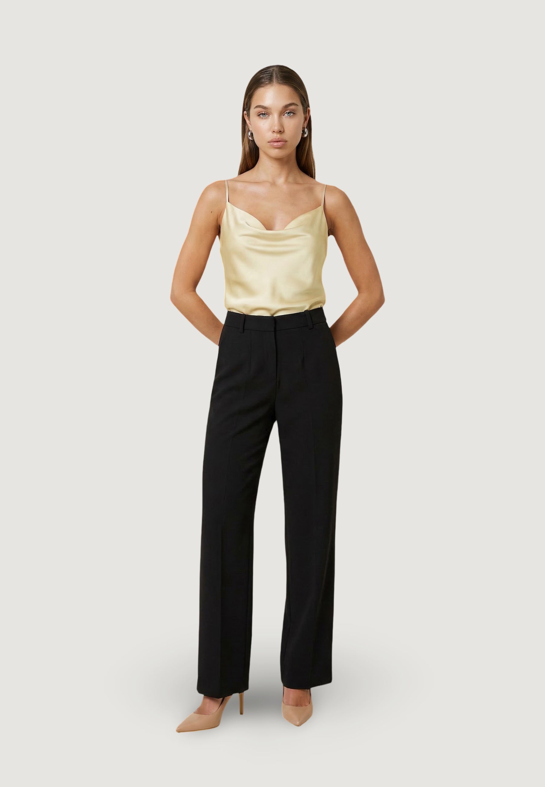 Top Artigli BRETELLINE RASO