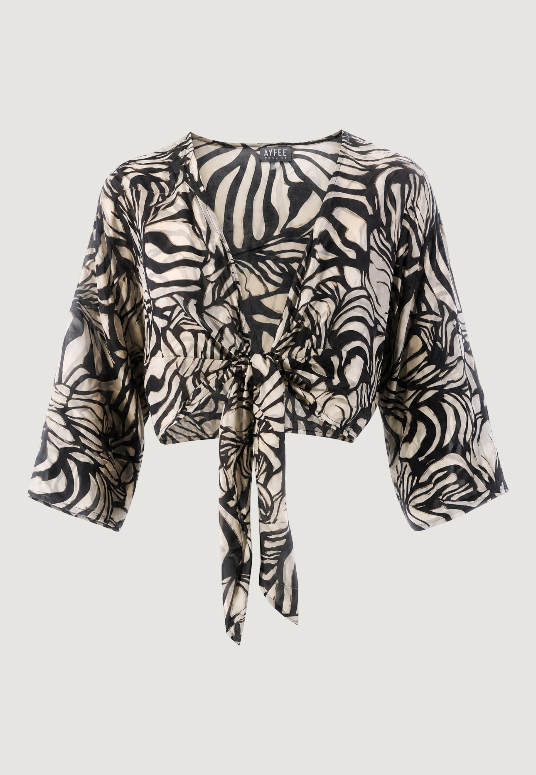 Top Ayfee TOP INCROCIATO MANICA KIMONO
