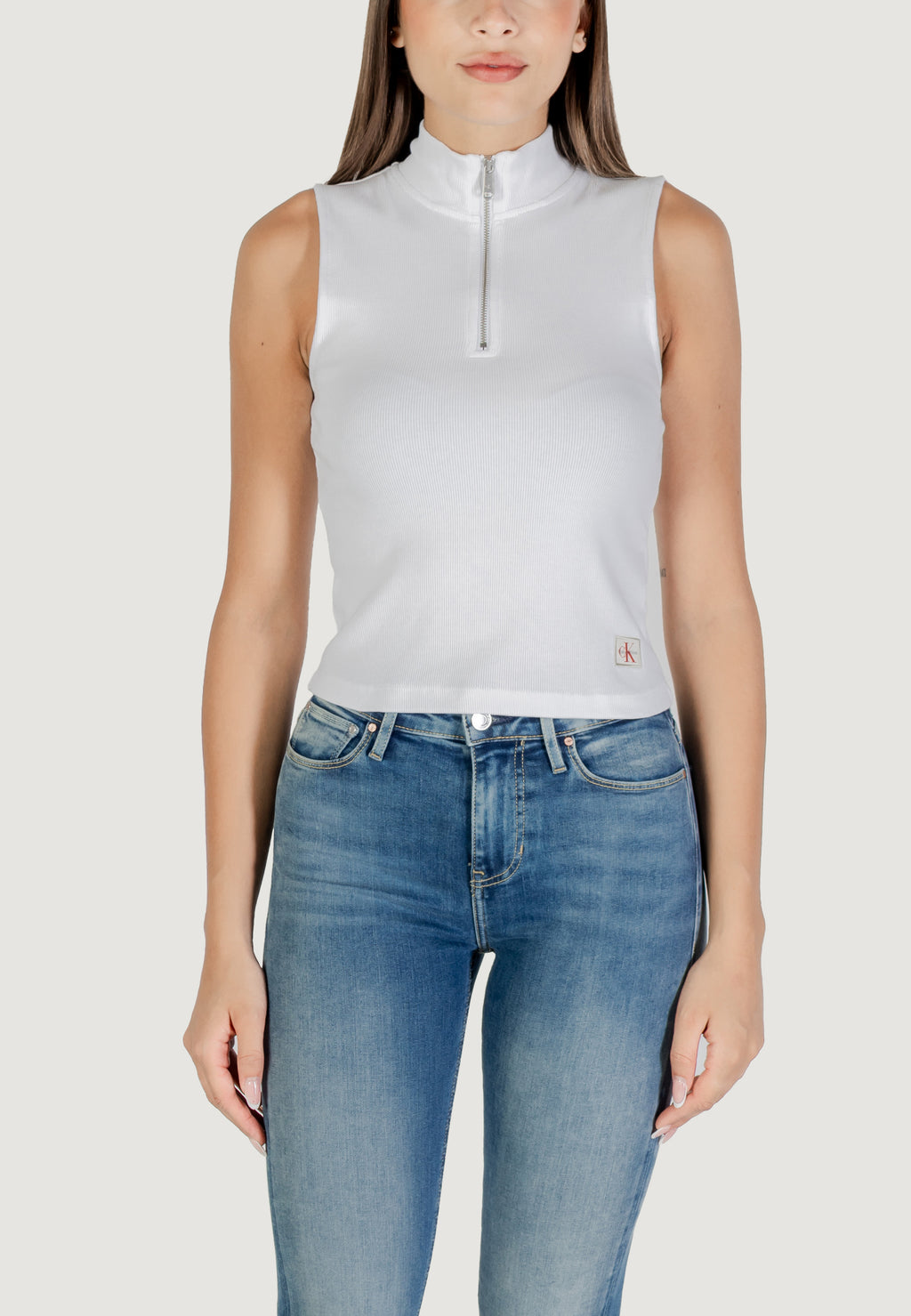 Top Calvin Klein Jeans A- WOVEN LABEL SL QZ