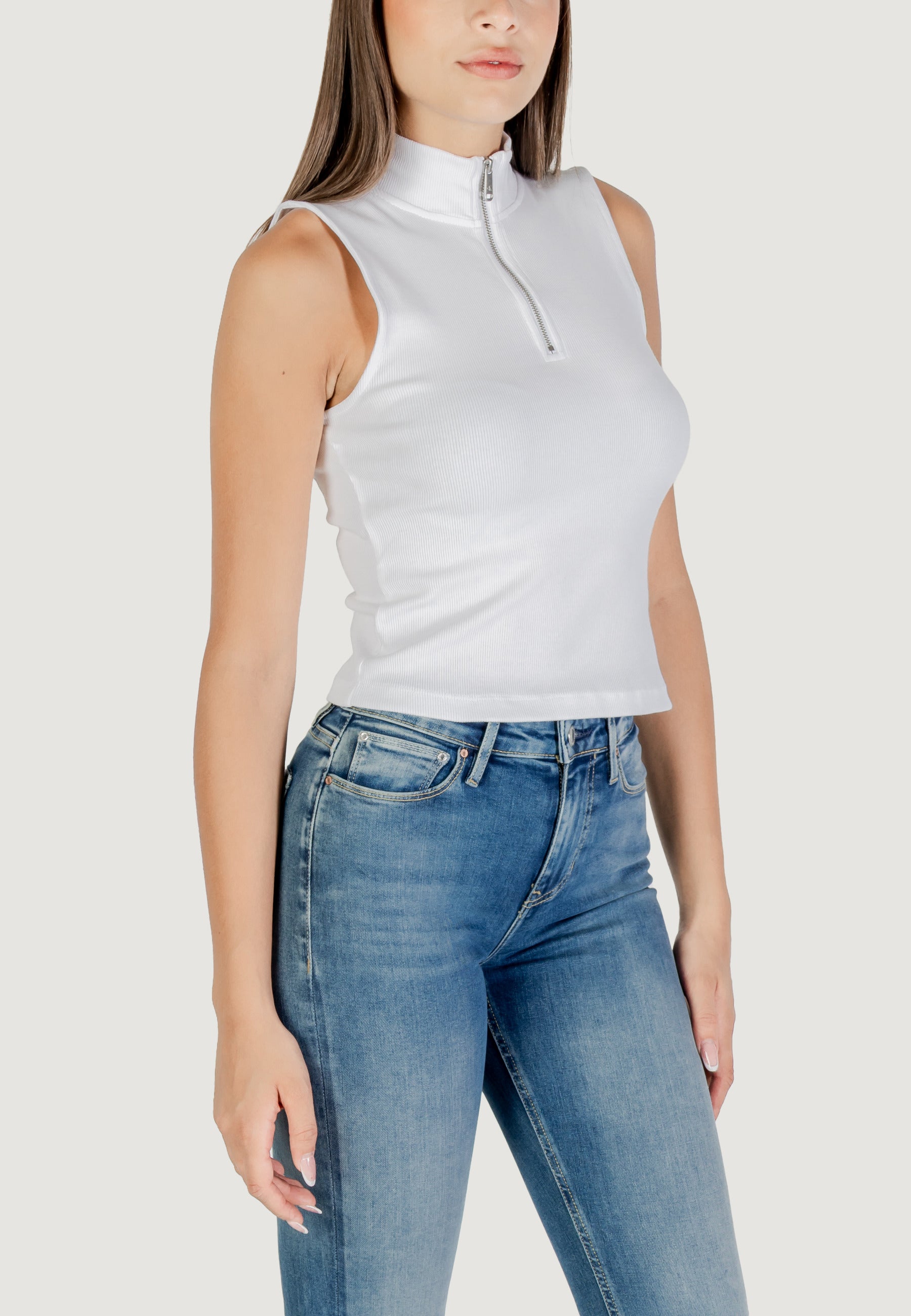 Top Calvin Klein Jeans A- WOVEN LABEL SL QZ