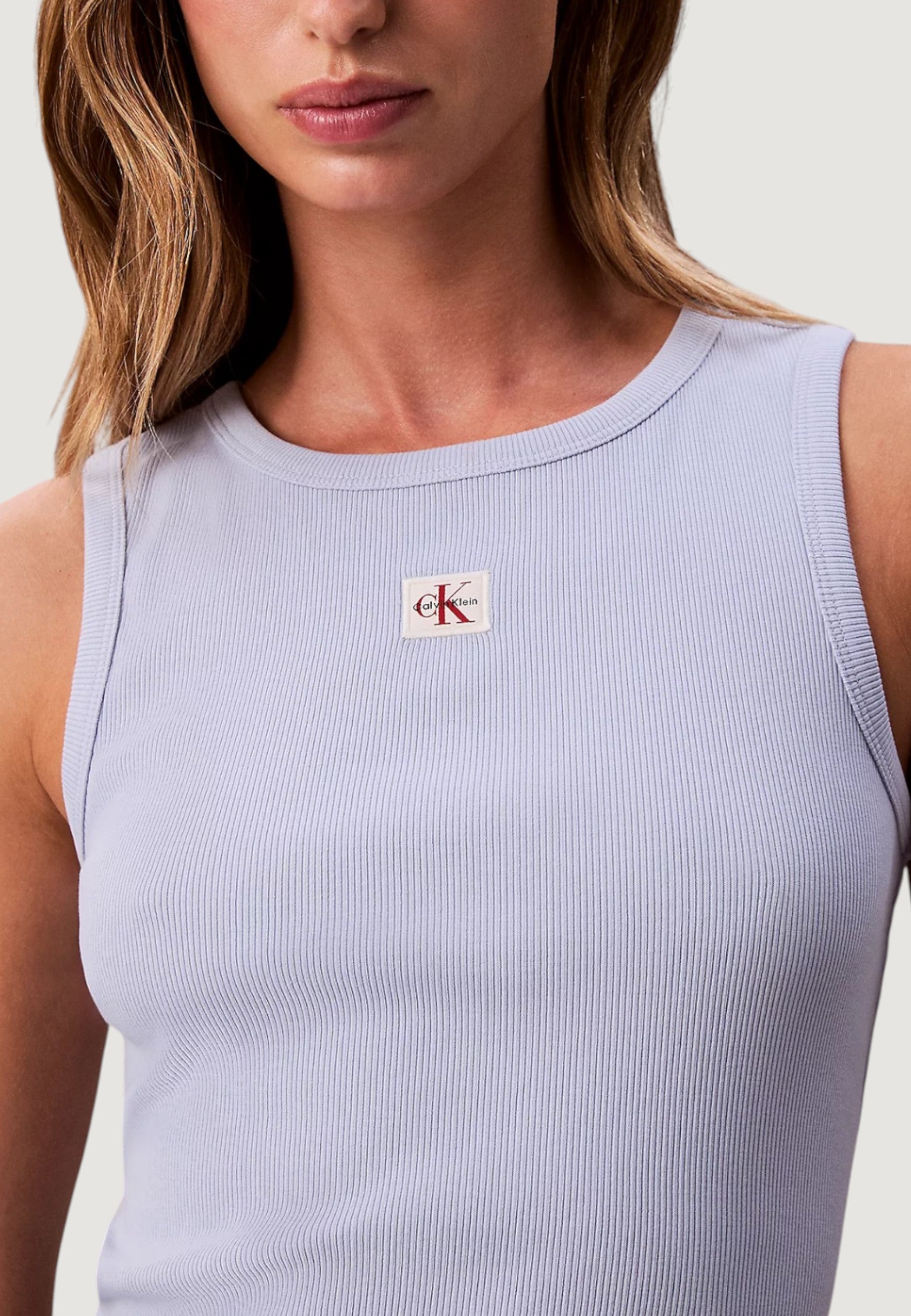 Top Calvin Klein Jeans A - WOVEN LABEL 2X2