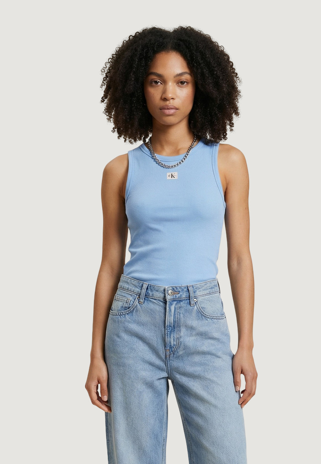 Top Calvin Klein Jeans A - WOVEN LABEL 2X2