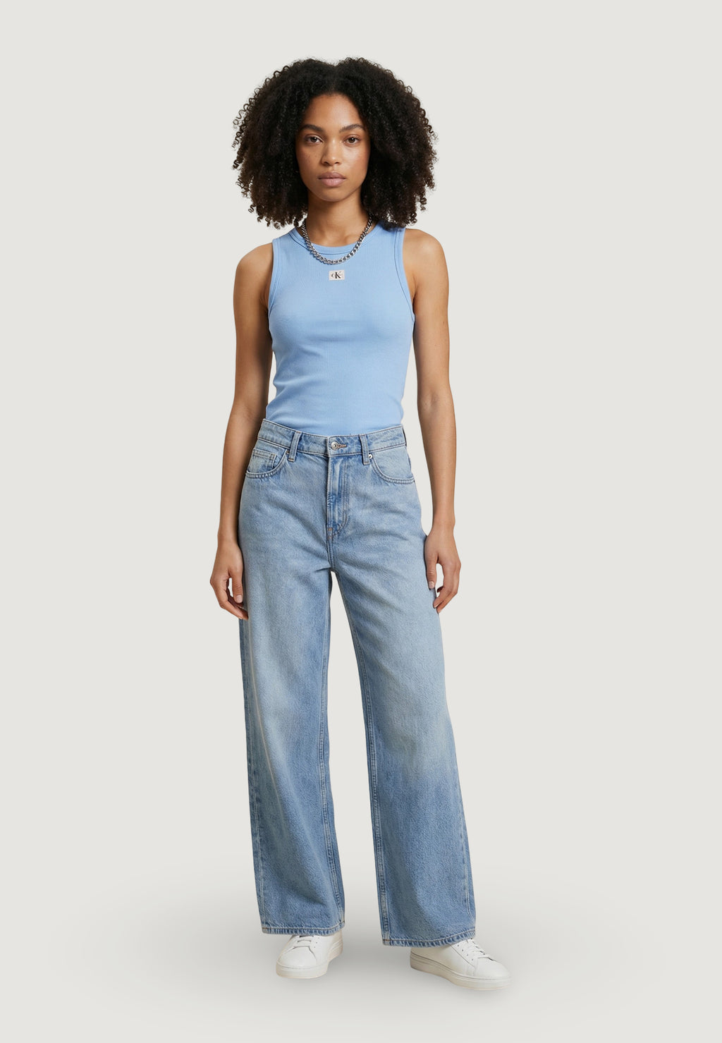 Top Calvin Klein Jeans A - WOVEN LABEL 2X2