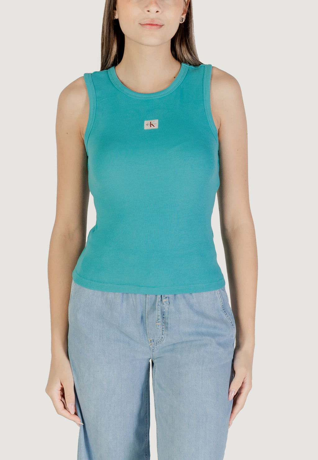 Top Calvin Klein Jeans A - WOVEN LABEL 2X2