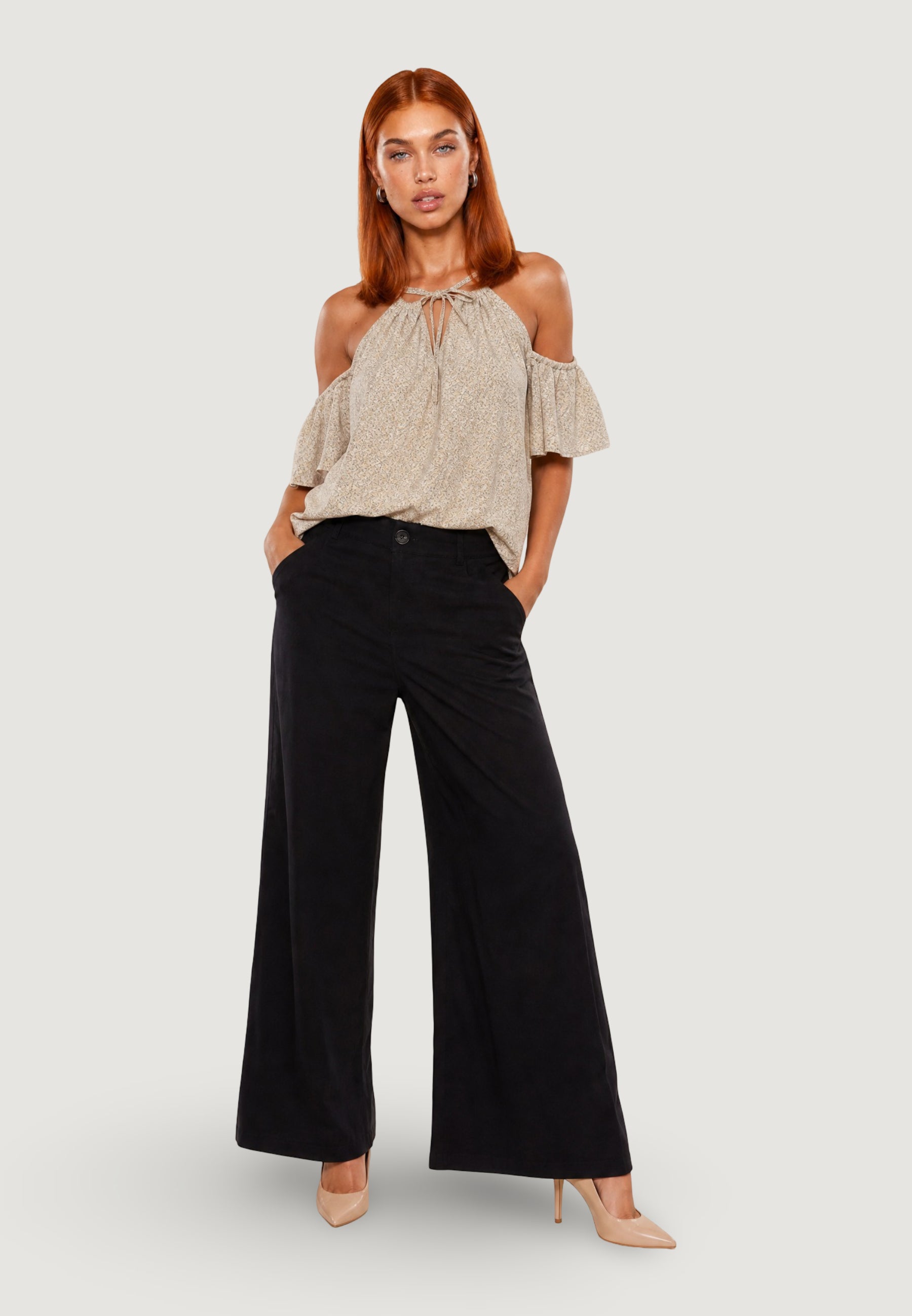 Top I am Top Viscosa Spalle Scoperte
