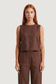 Top I am Top Lino Minimalista