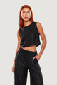 Top I am Top Lino Minimalista