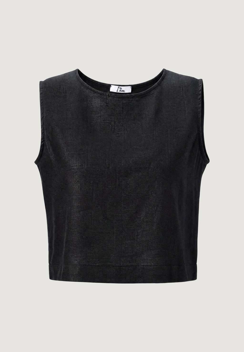 Top I am Top Lino Minimalista