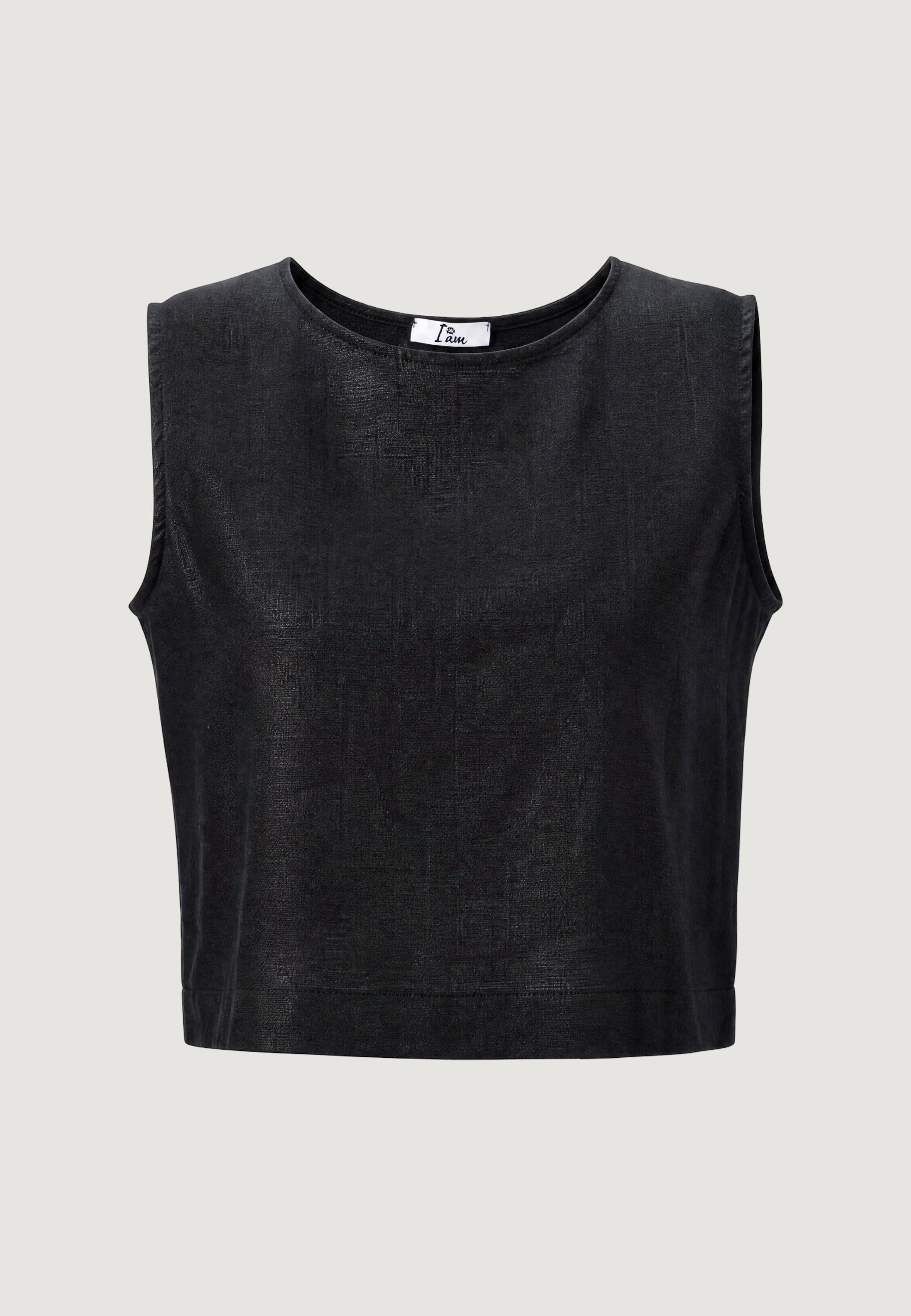 Top I am Top Lino Minimalista